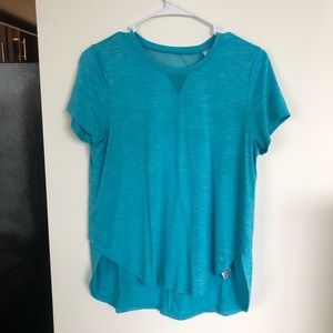 Aqua workout shirt